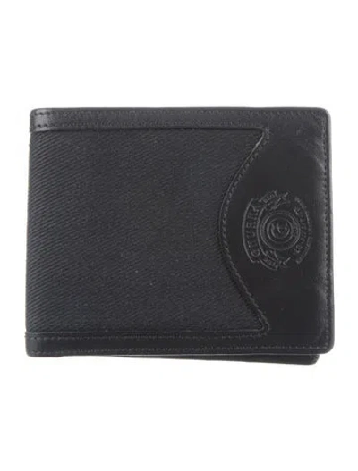 Pre-owned Ghurka Leather Bifold Wallet In Black