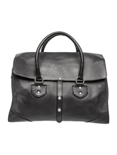 Pre-owned Ghurka Leather Briefcase In Black