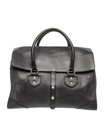 Pre-owned Ghurka Leather Briefcase In Black