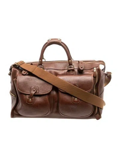 Pre-owned Ghurka Leather Briefcase In Brown