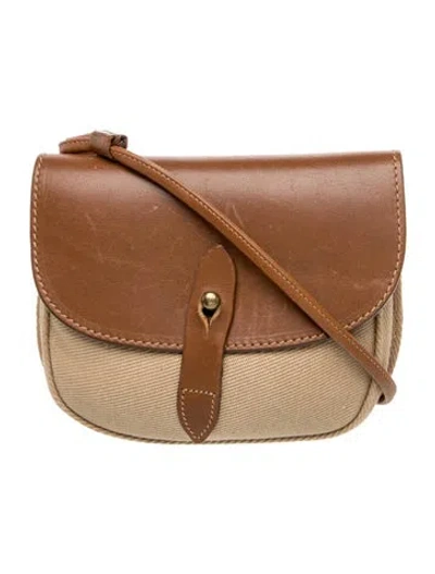 Pre-owned Ghurka Leather Crossbody Bag In Brown