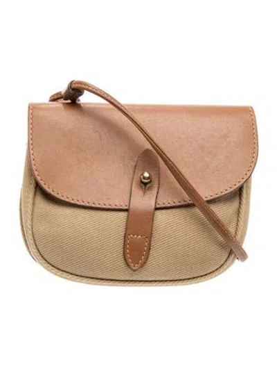 Pre-owned Ghurka Leather Crossbody Bag In Brown