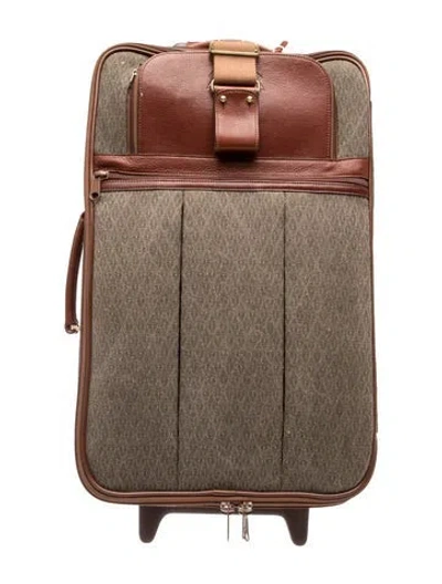 Pre-owned Ghurka Leather Suitcase In Brown