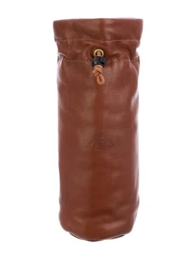 Pre-owned Ghurka Leather Travel Bag In Brown