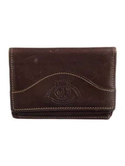 Pre-owned Ghurka Leather Wallet In Brown
