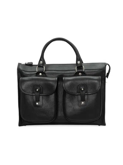 Ghurka Men's Heritage Examiner No. 5 Leather Briefcase In Black