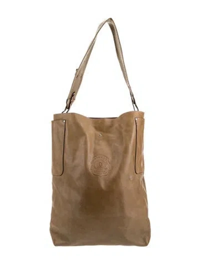 Pre-owned Ghurka Signature Shoulder Bag In Neutral