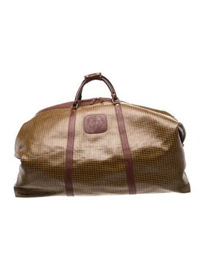 Pre-owned Ghurka Weekender Bag In Neutrals