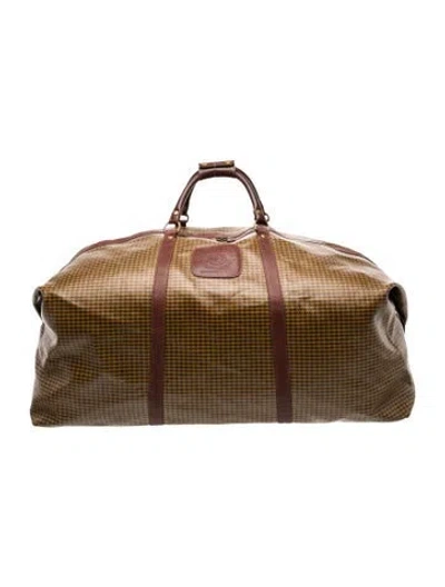 Pre-owned Ghurka Weekender Bag In Yellow