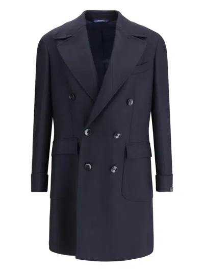 GI CAPRI BUTTONED DOUBLE-BREASTED COAT