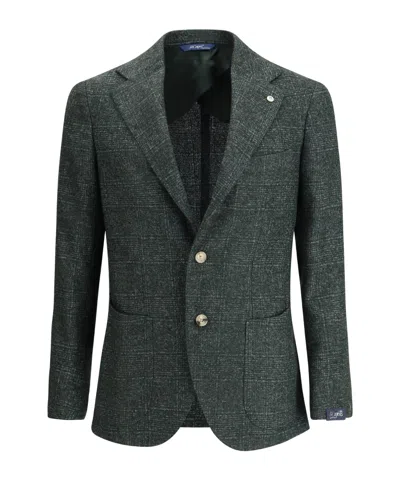 GI CAPRI CHECKED SINGLE-BREASTED BLAZER