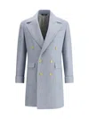 Gi Capri Double-breasted Midi Coat In 18
