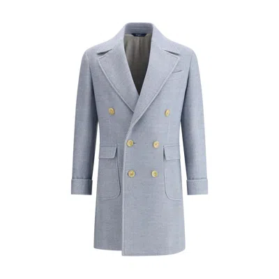 GI CAPRI DOUBLE-BREASTED MIDI MEN'S COAT