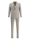 Gi Capri Virgin Wool Suit In Neutral