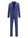 Gi Capri Pinstripe Wool Single-breasted Suit In Blue
