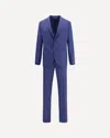 Gi Capri Pinstripe Wool Single-breasted Suit In Blue
