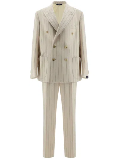 GI CAPRI STRIPED WOOL SUIT