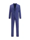 Gi Capri Pinstripe Wool Single-breasted Suit In Blue