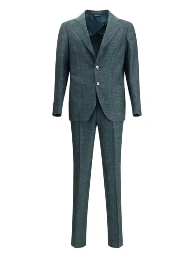 GI CAPRI TEXTURED TWO-BUTTON SUIT