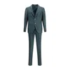 Gi Capri Textured Two-button Suit
