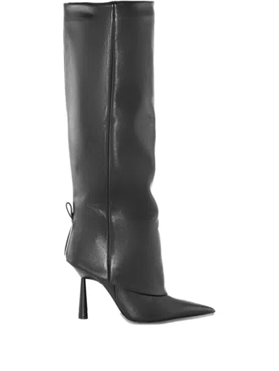 Gia Borghini 110mm Ros31 Knee-high Boots In Black