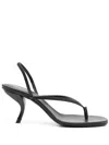 Shop Gia Borghini 65mm Aurora Sandals In Black
