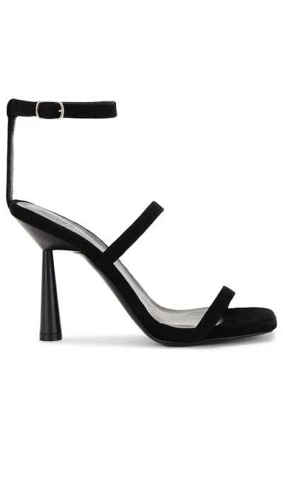 Gia Borghini Black Adaline Heeled Sandals In 5000 Black