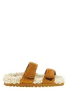 Gia Borghini Strap Sandals Sole Toe Rubber In Brown