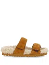 Gia Borghini Strap Sandals Sole Toe Rubber In Brown