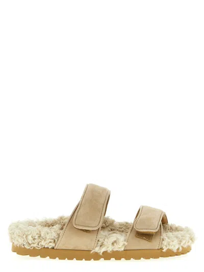 Gia Borghini 'alvine' Sandals In Neutral