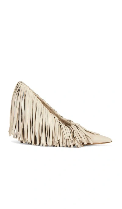 Gia Borghini Amelia Fringe Heel In Brown