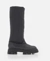 Gia Borghini Tall Puffer Boots In Black