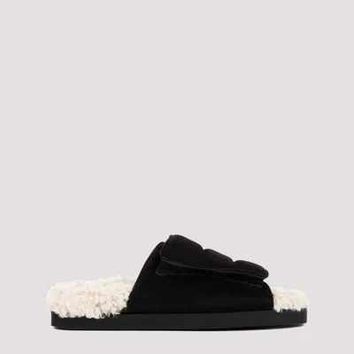 GIA BORGHINI BLACK GIA 3 SANDALS