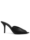 Gia Borghini 85mm Leather Mules In Black