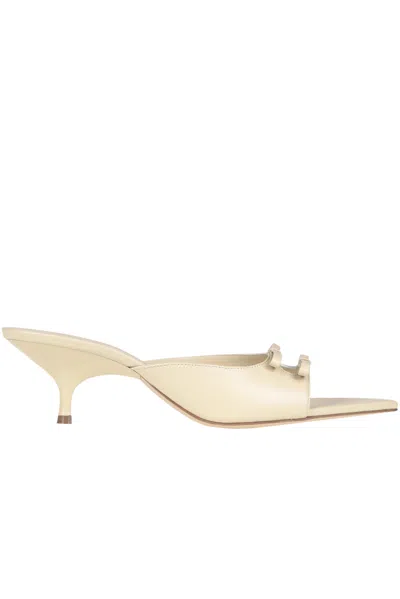 Gia Borghini Blanche Mules In Beige
