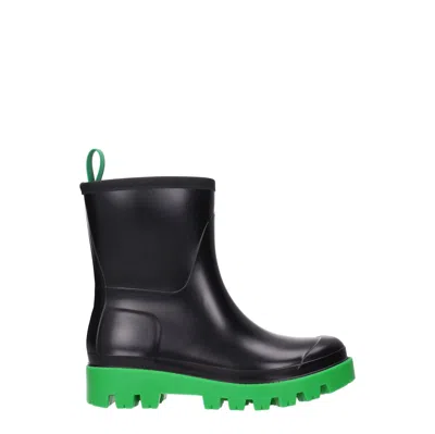 Gia Borghini Boots Couture Women Rubber Black/green