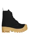 Gia Borghini Hiking Boot In Black