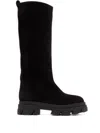 Gia Borghini Boots Pernille Teisbaek Woman Suede Black In 5000 Black