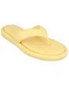 Gia Borghini Gia 5 Puffy Flat Sandals In Yellow
