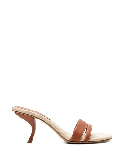 Gia Borghini Double-strap Sandals In Multi