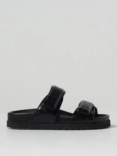 Gia Borghini Flat Sandals  Woman Color Black