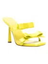 Gia Borghini Galantine 100mm Satin Mules In Green