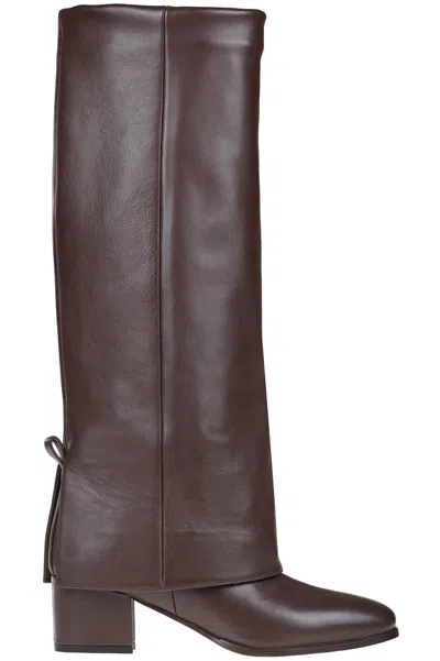 Gia Borghini Georgina Boots In Brown