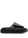 Gia Borghini Black Gia 1 Sandals In Black