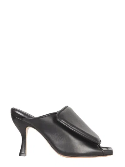 Gia Borghini Gia 2 Puffy Sandals In Black