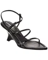 Gia Borghini Woman Sandals Black Size 7.5 Soft Leather