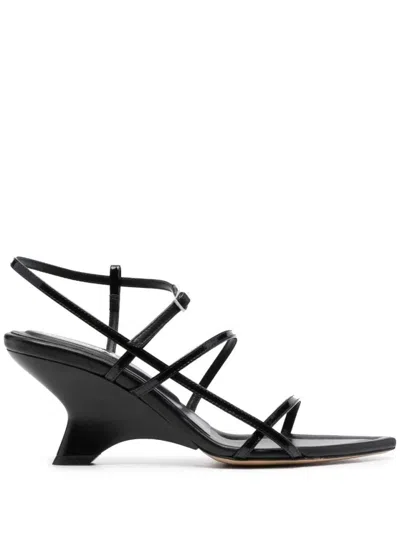 Gia Borghini Gia 26 Wedge Mule In Black