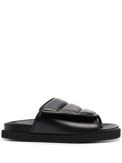 GIA BORGHINI GIA 3 NEW LEATHER SLIDES