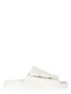Gia Borghini Women's Gia 3 Padded Leather Slides In Ivory In Ivory