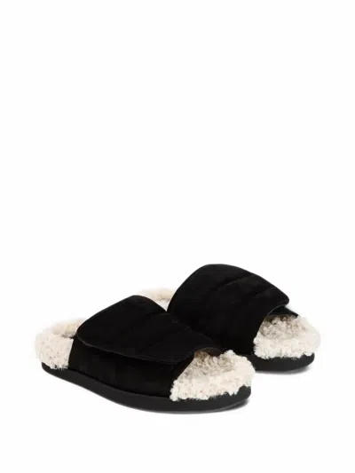 Gia Borghini Gia 3 Quilted Suede Slippers In Multi